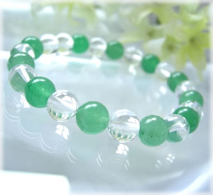 パワーストーン ブレスレット 天然石 ヒマラヤ水晶 アベンチュリン メンズ レディース 厄除け 厄払い 運気UP 浄化 幸運 開運 魔除け 金運ブレスレット 商...