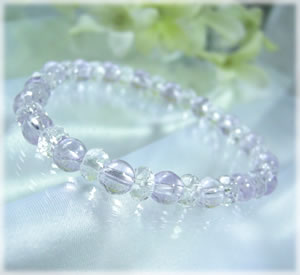 パワーストーン ブレスレット メンズ レディース ラベンダーアメジストブレスレット06 パワ−スト−ン 天然石 水晶 癒し 浄化 幸運 ...