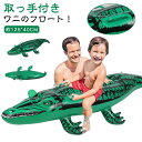 フロート 浮き輪 子供 ワニ プール ボート 取っ手付き クロコダイル 鰐 ビニールボート こども 子供用 海 川 レジャー アウトドア 水遊び 夏休み 海水浴...