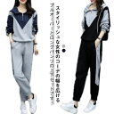 【レビュー特典 20%OFF】上下セット スウェット レディース ジャージ セットアップ フード付き 長袖 大きいサイズ カジュアル スポーツウェア トレーニン...