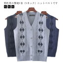 【レビュー特典 10%OFF】冬 韓国風 ビジネス スクール ベスト カジュアル メンズ ニットベスト ニット 20代 前開き 洗える ジレ 40代 30代 高...