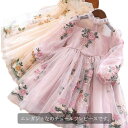 【レビュー特典 20%OFF】チュールワンピース 刺? シースルー 裏地付き ドレス キッズ ワンピース ベビー 女の子 子ども服 フォーマル 結婚式 七五三 Aライン ボリューム袖 お姫様 パーティー 100cm 110cm 120cm 130cm 140cm 150cm