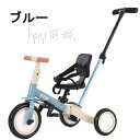 【レビュー特典 10%OFF】子供用三輪車 4in1新色 三輪車のりもの 押し棒付き 自転車 おもちゃ 乗用玩具(4)