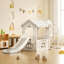 【レビュー特典 20%OFF】大型遊具 滑り台 ゴール遊び 室内遊具 すべりだい 屋内 収納スペース 子供 キッズ 男の子 女の子 誕生日 プレゼント こどもの日プレゼント 秘密基地 画板テーブル付き グレー×ホワイト