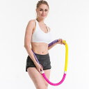 【即納 期間限★20%OFF】フラフープ ソフト1.5kg ダイエット ソフトスプリングフラフープ エクササイズグッズ 有酸素運動 健康器具 腹筋 トレーリング 持ち運び便利 腹筋マシン