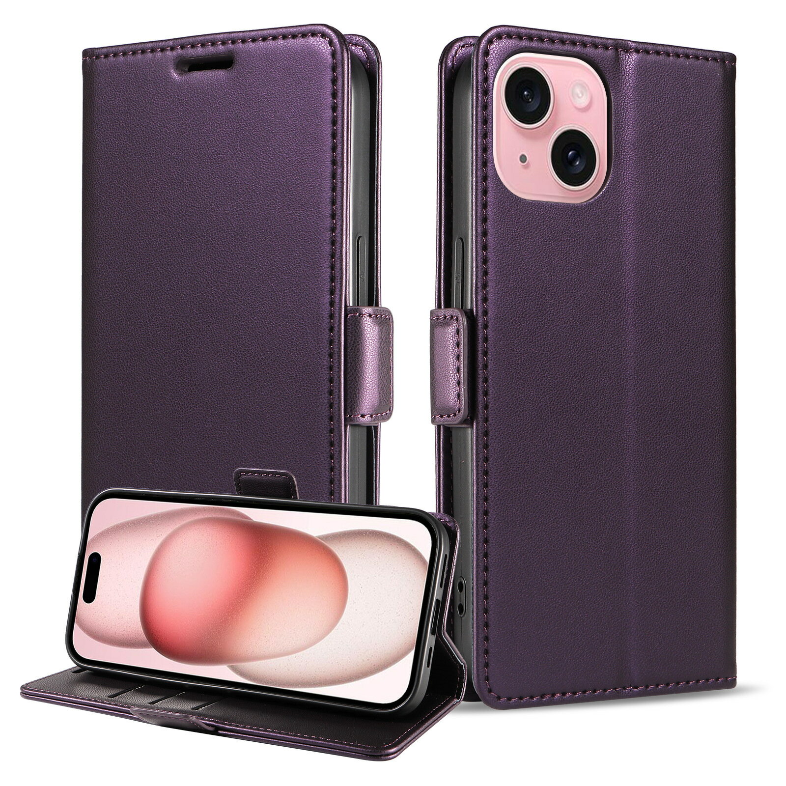 乐天商城 - iPhone17 ケース iPhone16 三星S25Ultra 二つ折り カード挿入 皮革風 保護カバー
