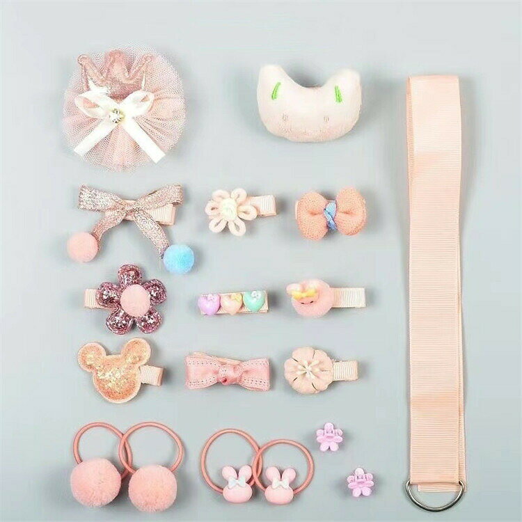 ヘアアクセサリー ヘアゴム ヘアピン 【18点セット】 女の子 赤ちゃん キッズ 子供...