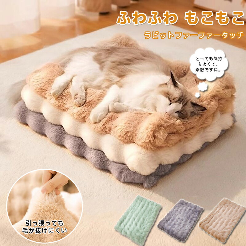 ペット マット 犬ベッド 猫ベッド モコモコブランケット 毛布 超ふわとろ 犬 猫用のタオル ペットマット 洗える 暖かい 滑り止め ふわふわ もこもこ ブランケット 防寒 布団 毛布 犬 猫ケージ 子犬 子猫 四季適用 お出かけ 小中大型 柔らかい 寝床 水洗い ふんわり 寒さ対策