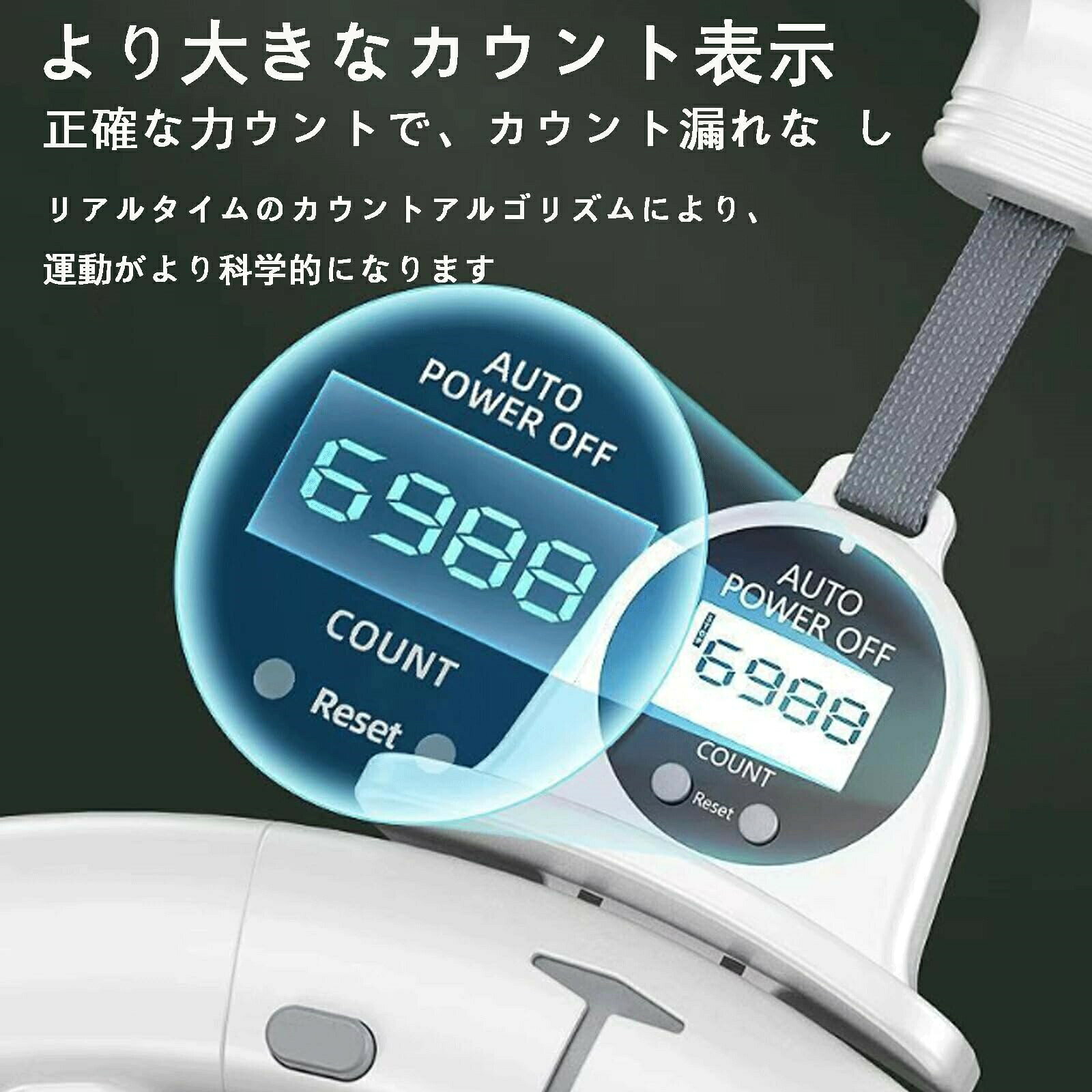 HPY商城のスマートフラフープ サイズ調節可能（65～110cm）で大人からお子様までご利用可能！カウント機能で目標設定がしやすく、落ちにくい設計で続けやすい。組み立て簡単なダイエットフープ。エクササイズやフィットネスに最適なダイエット器具です。初心者向け｜アングル3
