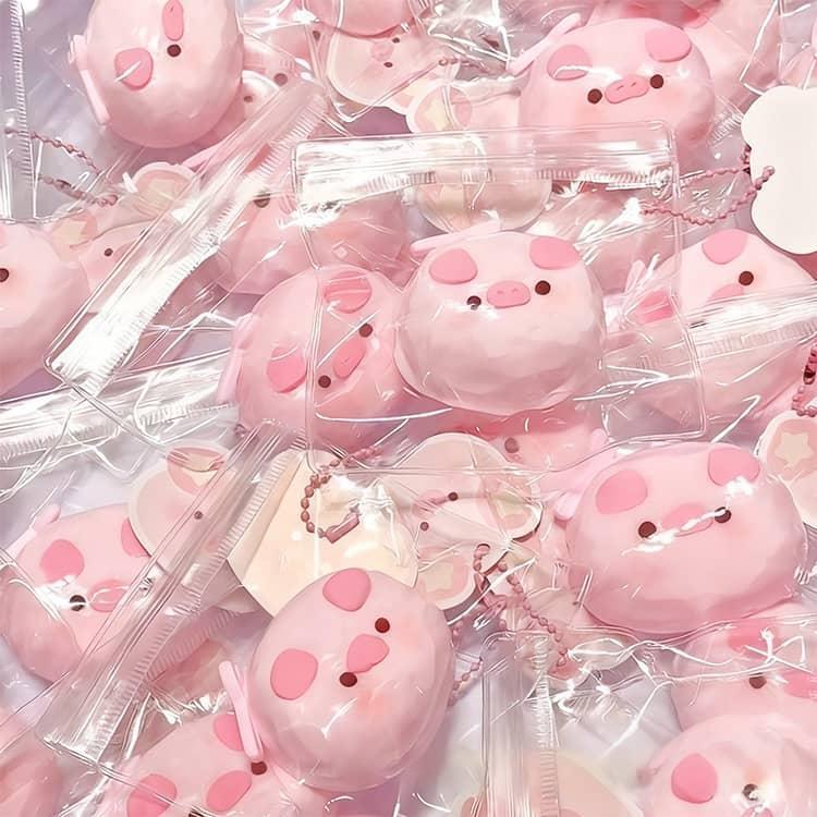 HPY商城の4個セット 癒しグッズ ストレス解消 スクイーズ かわいい フィジェットトイ おもちゃ 4個セット 袋のまま もちもち 柔らかい ぷにぷに もちもち｜アングル2