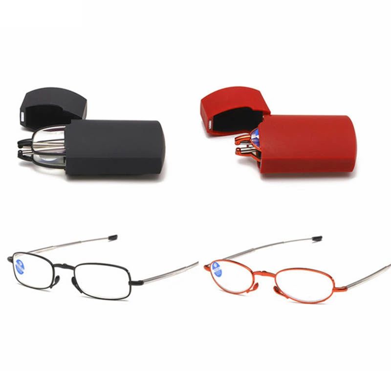【レビュー特典 10%OFF】【送料無料】メガネ 老眼鏡 ブルーライトカット 折りたたみ式老眼鏡 PCメガネ 携帯用 コンパクト 持ち運び便利