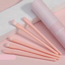 【レビュー特典 20%OFF】メイクブラシセット 5点セット 化粧ポーチ付 アイシャドウブラシ シャドウブラシ アイブロウブラシ メイクブラシ 化粧ブラシセット 可愛い お持ちやすい