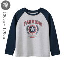 【レビュー特典 20%OFF】綿 ジュニア 長袖Tシャツ 男の子 春 プリント キッズ 春秋 ラグランスリーブ キッズ 子供服 綿 かわいい おしゃれ アメカジ ラグランTシャツ 男の子 ロンティー ロンT プリントTシャツ ティーシャツ 前プリント ジュニア 秋