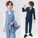 【レビュー特典 20%OFF】子供スーツ 男の子 4点セット 5点セット ジャケット シャツ ベスト パンツ 蝶ネクタイ フォーマルスーツ キッズ服 入園 入学 卒業 学園祭 文化祭 子ども 幼稚園 小学生 受験 面接 スーツセット 舞台衣装 ステージ衣装 合唱 団体服 イベント