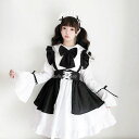 【レビュー特典 20%OFF】ロリータ メイド服 ゴシック ワンピース 長袖 コスプレ ハロウイン 衣装 男女兼用 仮装 衣装 コスチューム ロリータ服 メイド...