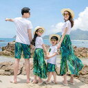 【レビュー特典 20%OFF】親子 お揃い 親子 ペアルック 親子ペア 親子コーデ セットアップ Tシャツ+半ズボン/スカート カップル 夏服 親子お揃い シャ...