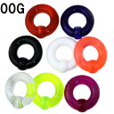 UV ボディピアス アクリルビーズリング【00G】★メール便翌日到着300円★