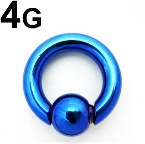 BL ボディピアス ブルーニオビウム ビーズリング 【4G】(14、16)mm ★メール便翌日到着300円★★ BL ボディピアス ブルーニオビウム ビーズリング 【4G】(14、16)mm ★メール便翌日到着300円★★
