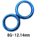 BL ボディピアス ブルーニオビウム セグメントリング【8G】★メール便翌日到着300円★