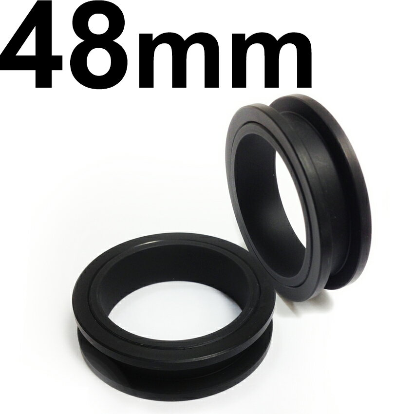 UV ボディピアス アクリル トンネル 【 48mm 】艶なしマットブラック★メール便翌日到着300円★