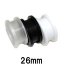 UV ボディピアス アクリル トンネル 【 26mm】★メール便翌日到着300円★