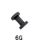 ボディピアス マットブラックチタン トンネル 【 6G】★メール便翌日到着300円★