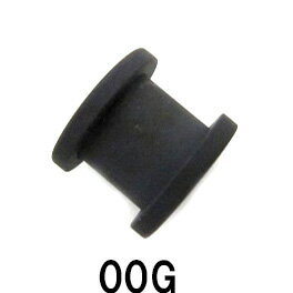 ボディピアス マットブラックチタン トンネル 【 00G】★メール便翌日到着300円★ ボディピアス マットブラックチタン トンネル 【 00G】★メール便翌日到着300円★