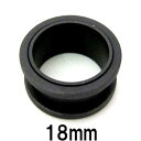 ボディピアス マットブラックチタン トンネル 【 18mm】★メール便翌日到着300円★