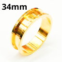 18GP ボディピアス 18金ゴールド トンネル 【 34mm】★メール便翌日到着300円★