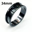 BK ボディピアス ブラックチタン トンネル 【 34mm】★メール便翌日到着300円★