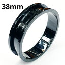 BK ボディピアス ブラックチタン トンネル 【 38mm】★メール便翌日到着300円★