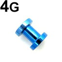 BL ボディピアス ブルーニオビウム トンネル 【 4G】★メール便翌日到着300円★