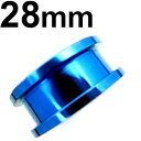 BL ボディピアス ブルーニオビウム トンネル 【 28mm】★メール便翌日到着300円★