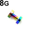 RB ボディピアス レインボーニオビウム トンネル 【 8G】★メール便翌日到着300円★(4)