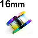 RB ボディピアス レインボーニオビウム トンネル 【 16mm】★メール便翌日到着300円★