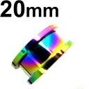 RB ボディピアス レインボーニオビウム トンネル 【 20mm】★メール便翌日到着300円★