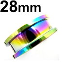 RB ボディピアス レインボーニオビウム トンネル 【 28mm】★メール便翌日到着300円★