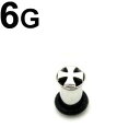 SS ボディピアス サージカルステンレス アイアンクロスシングルフレアイヤーレット 【 6G】★メール便翌日到着300円★