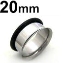 SS ボディピアス サージカルステンレス シングルフレアイヤーレット 【 20mm】(7,9)mm★メール便翌日到着300円★