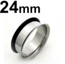 SS ボディピアス サージカルステンレス シングルフレアイヤーレット 【 24mm】(7,9)mm★メール便翌日到着300円★