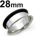 SS ボディピアス サージカルステンレス シングルフレアイヤーレット 【 28mm】(7,9)mm★メール便翌日到着300円★
