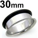 SS ボディピアス サージカルステンレス シングルフレアイヤーレット 【 30mm】★メール便翌日到着300円★