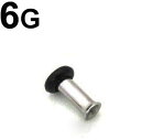 SS ボディピアス サージカルステンレス シングルフレアイヤーレット 【 6G】★メール便翌日到着300円★