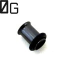 BK ボディピアス ブラックチタン シングルフレアイヤーレット 【 0G】(7,9)mm ★メール便翌日到着300円★