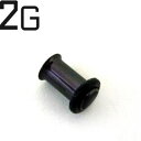 BK ボディピアス ブラックチタン シングルフレアイヤーレット 【 2G】 ★メール便翌日到着300円★