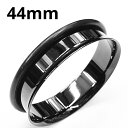 BK ボディピアス ブラックチタン シングルフレアイヤーレット 【 44mm】 ★メール便翌日到着300円★