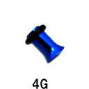 BL ボディピアス ブルーニオビウム シングルフレアイヤーレット 【 4G】★メール便翌日到着300円★