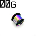 RB ボディピアス レインボーニオビウム シングルフレア イヤーレット 【 00G】(7,9)mm★メール便翌日到着300円★