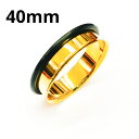 18GP ボディピアス 18金ゴールド シングルフレアイヤーレット 【 40mm】★メール便翌日到着300円★