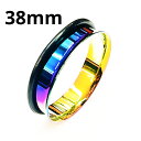 RB ボディピアス レインボーニオビウム シングルフレア イヤーレット 【 38mm】★メール便翌日到着300円★